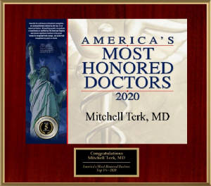 Dr. Mitchell Terk, M.D. - America's Most Honored Doctors 2020 - Top 10%