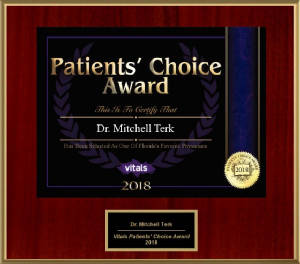 Vitals Patients Choice - Patients' Choice 2018 - Dr. Mitchell Terk
