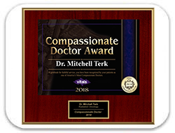 Awarded Compassionate Doctor 2018 - Mitchel Terk, MD